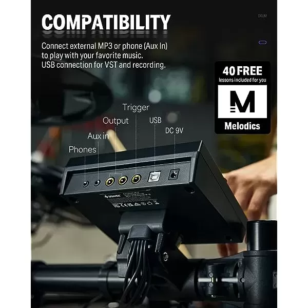 🔥Hot Sale Now🔥 DED-200 Electric Drum Sets