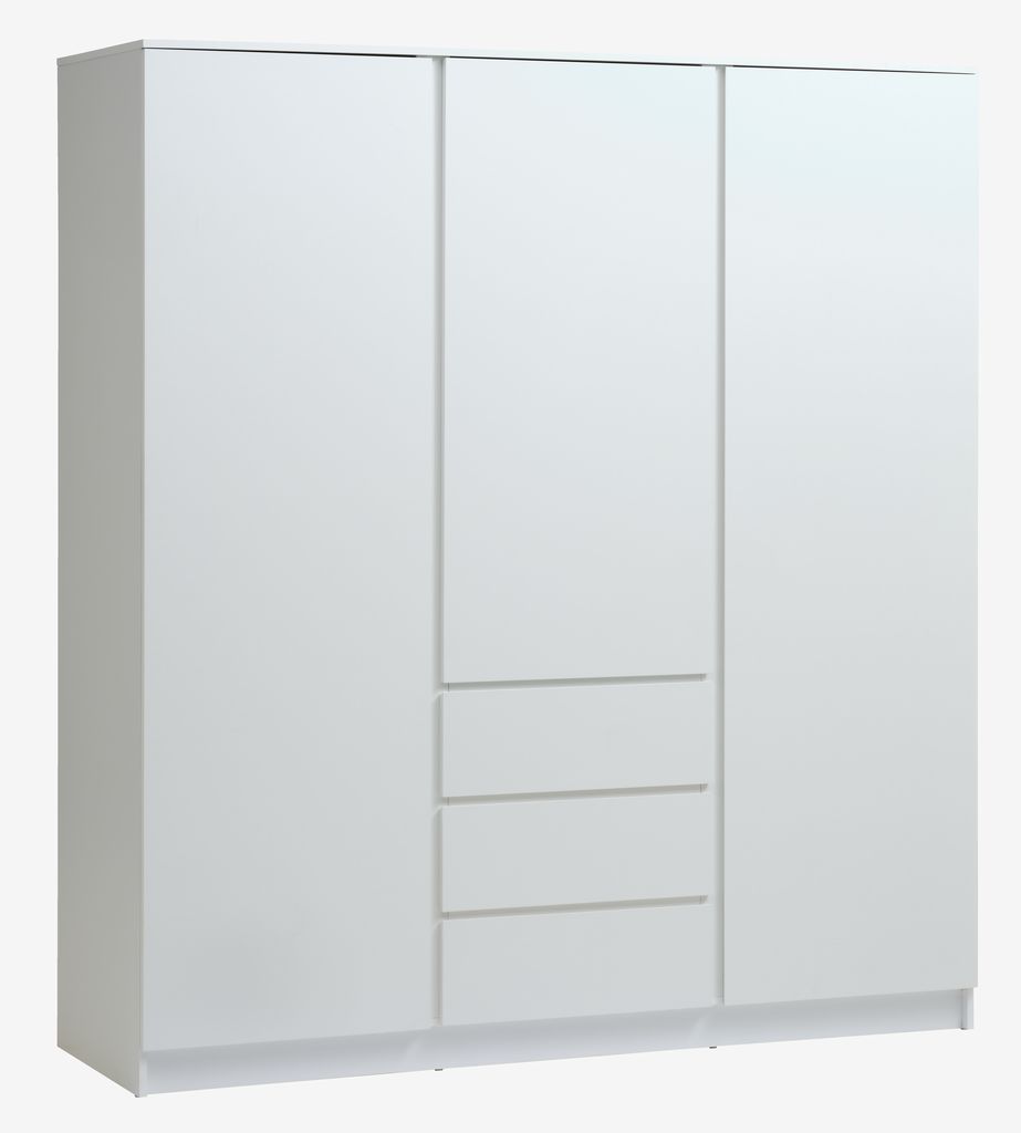 Wardrobe LIMFJORDEN 180x200 combi white
