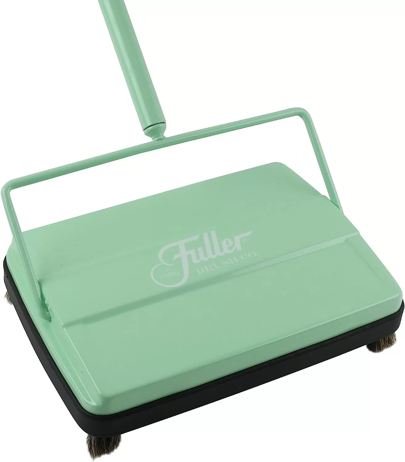 Fuller Brush 17027 Carpet & Floor Sweeper- Mini Stick Cleaner For Hardwood Surfaces, Wood Floors, Laminate, Tile- Small & Portable For The Home Or Office - Cleans Dust Pet Hair- Electrostatic & Silent