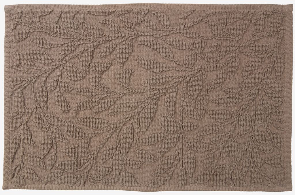 Bath mat ALMVIK 50x80 dark sand KRONBORG