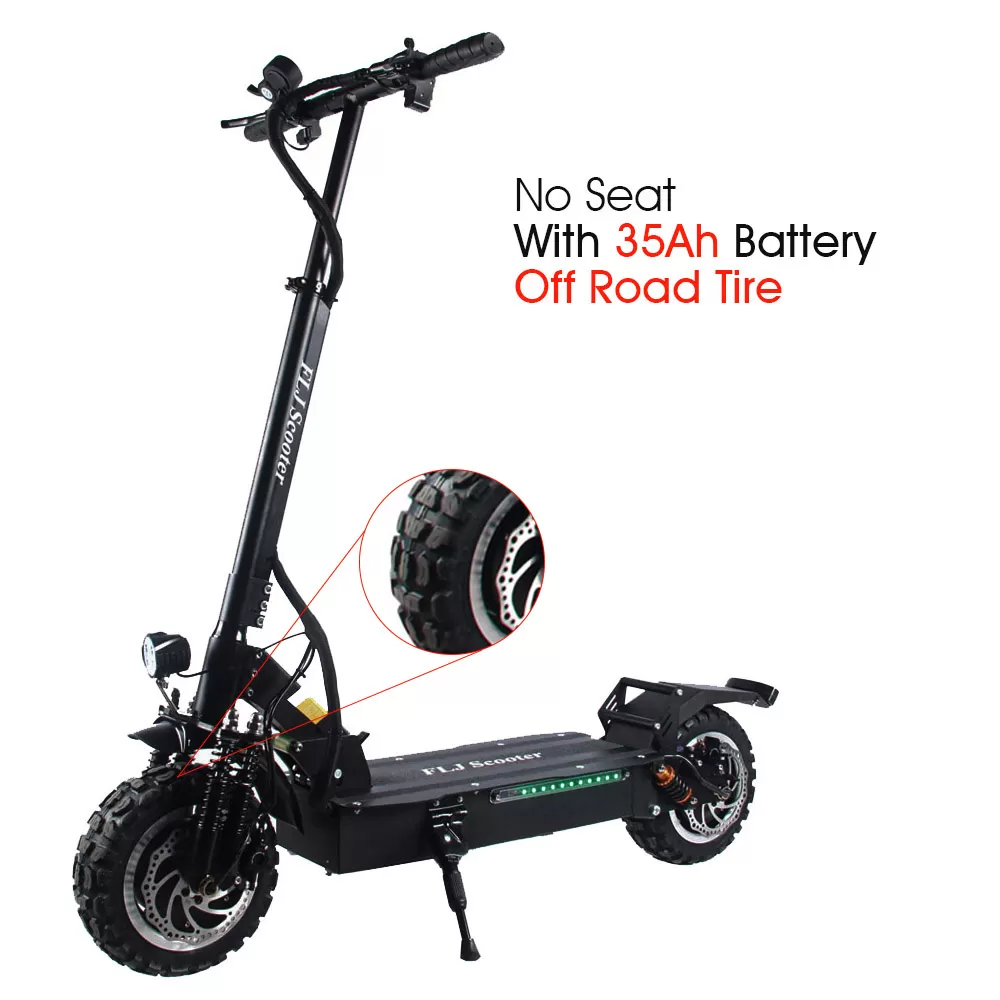 (🔥Limited Time Sale) T113 11inch 3200W Dual Motor Electric Scooter with 60V 35ah battery Big Power E-Scooter