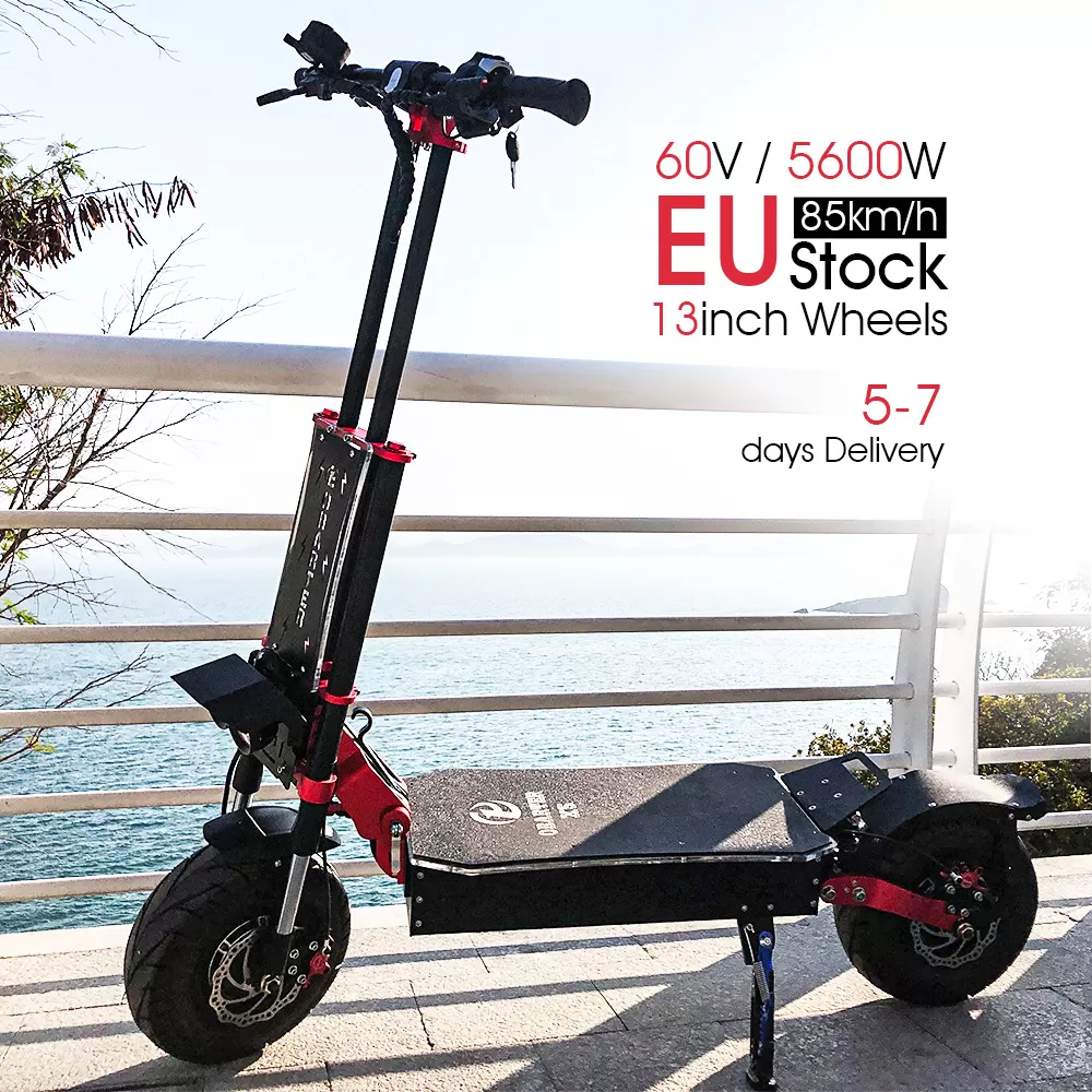 Obarter X5 5600W 13inch Fat Tire Electric Scooter with removeable Battery