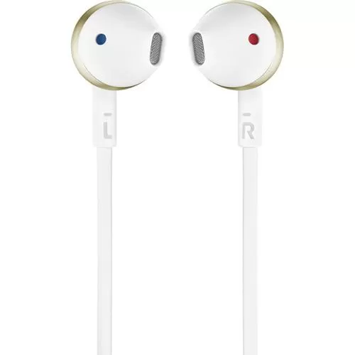 JBL T205 Earbud Headphones (Champagne Gold)