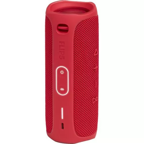 JBL Flip 5 Waterproof Bluetooth Speaker (Fiesta Red)