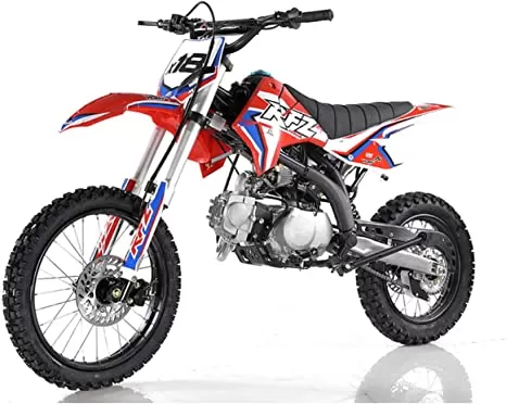 125cc Adult Dirt Bike with 4 Speed ​​Manual Transmission, Dual Stock Frames! Big 17
