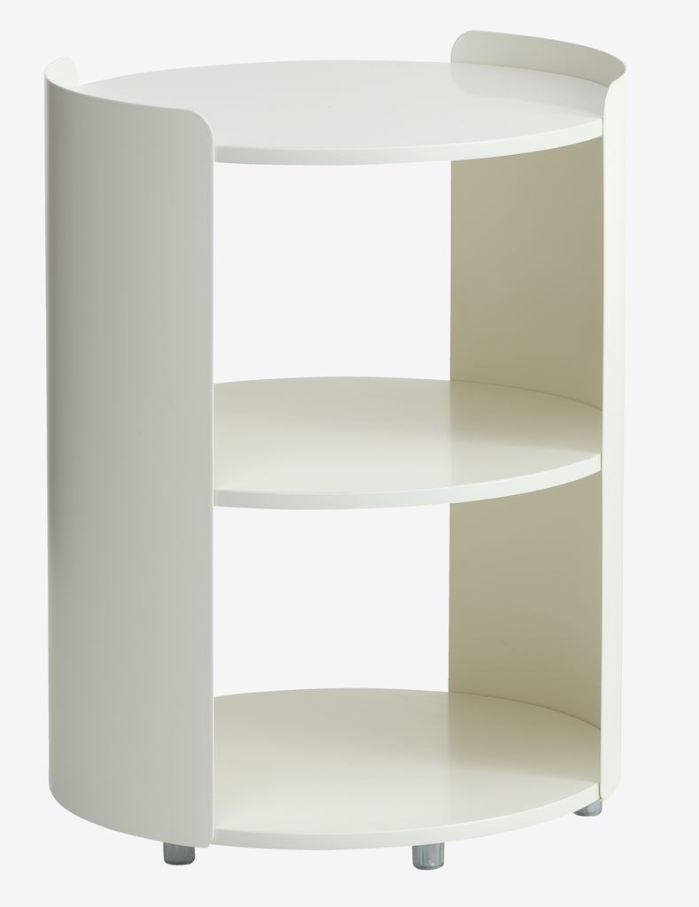 Bedside table BALLING 1 shelf white